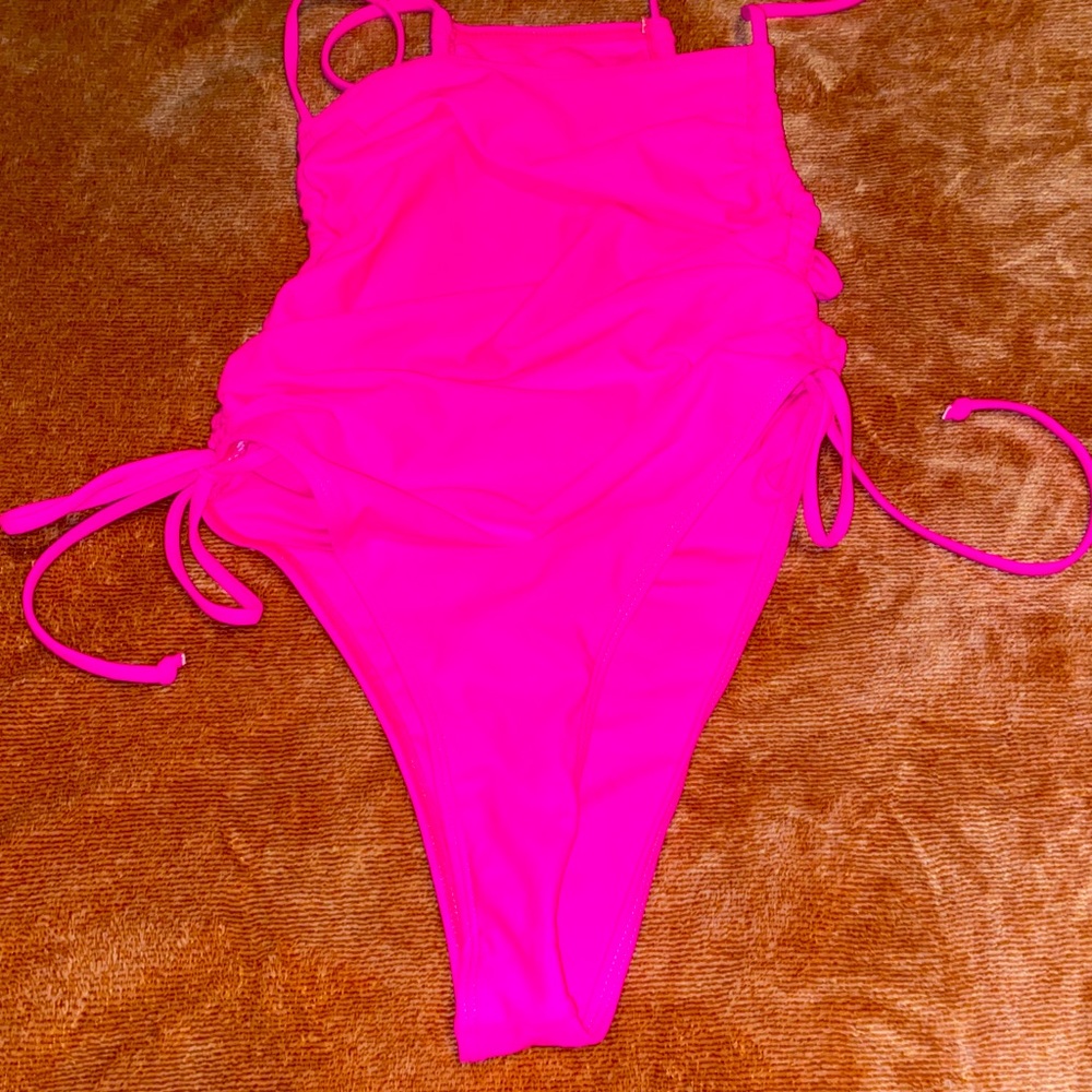 Pink one piece Bikini